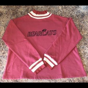 University of Cincinnati Varsity Stripe Sweatshirt